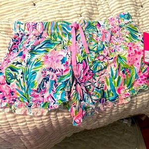 Lilly Pulitzer pajama shorts